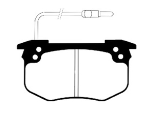 PASTILLAS LITTON RENAULT 18 CON SENSOR (BENDIX)