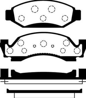 PASTILLAS LITTON FORD F-100/150 / CHEV. C-20/D-20