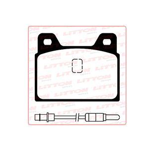 PASTILLAS LITTON PEUGEOT 405/505/604 TRASERA