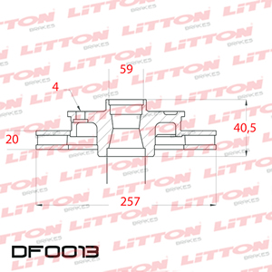 Disco Freno Fiat 500 Fire - Evov 08/... Delante Ventilado
