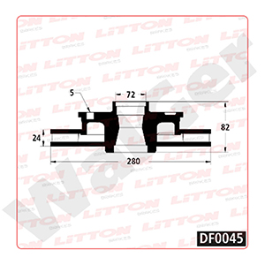 Disco Freno Jeep 2.1-2.5 TD-4.0 84/99 Delante Ventilado