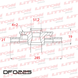 Disco Freno Honda Legend 2.5 Delantero Ventilado