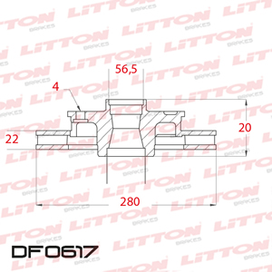 Disco Freno Audi Coupe 2.0 E 91/. - 80 Del Ventilado