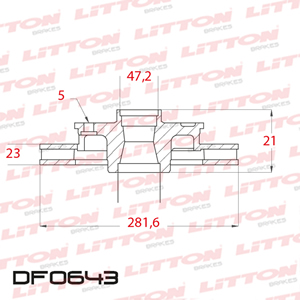 Disco Freno Honda Accord Civic CRV Del Ventilado