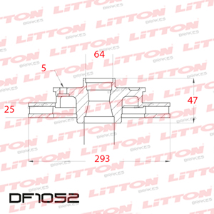Disco Freno Honda HRV 1.8 15/. Del Ventilado