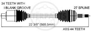 Semieje Garma Ford Mondeo 2.0 Manual Der 570mm 27/35H